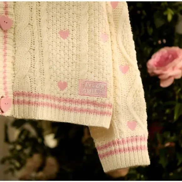 Taylor Swift Lover Album Cardigan Sweater XL/2XL